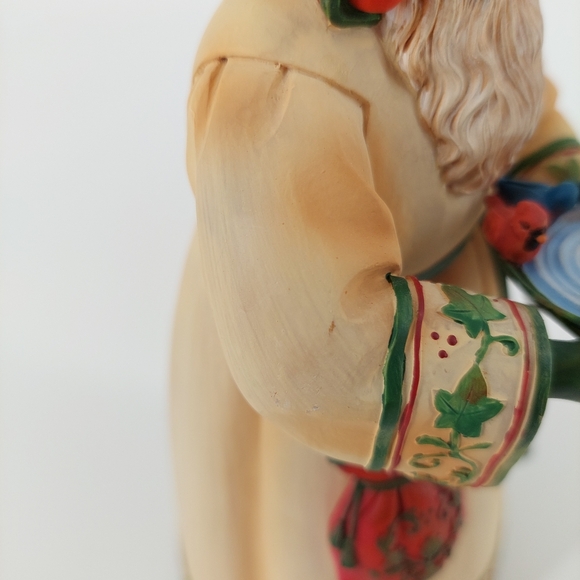 DEMDACO 2007 Wonders Of Cristmas Santa And Birdbath Figurine - Picture 13 of 13